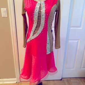 Ballroom rhythm dance costume dress